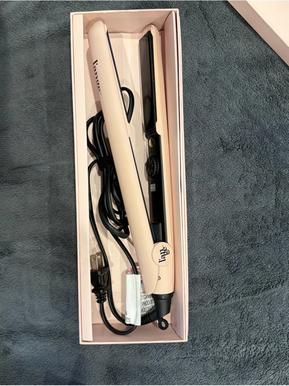 Lange Pale Pink Box with Black Logo